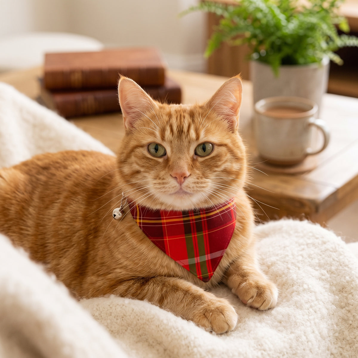 Classic Tartan Plaid Cat Bandana